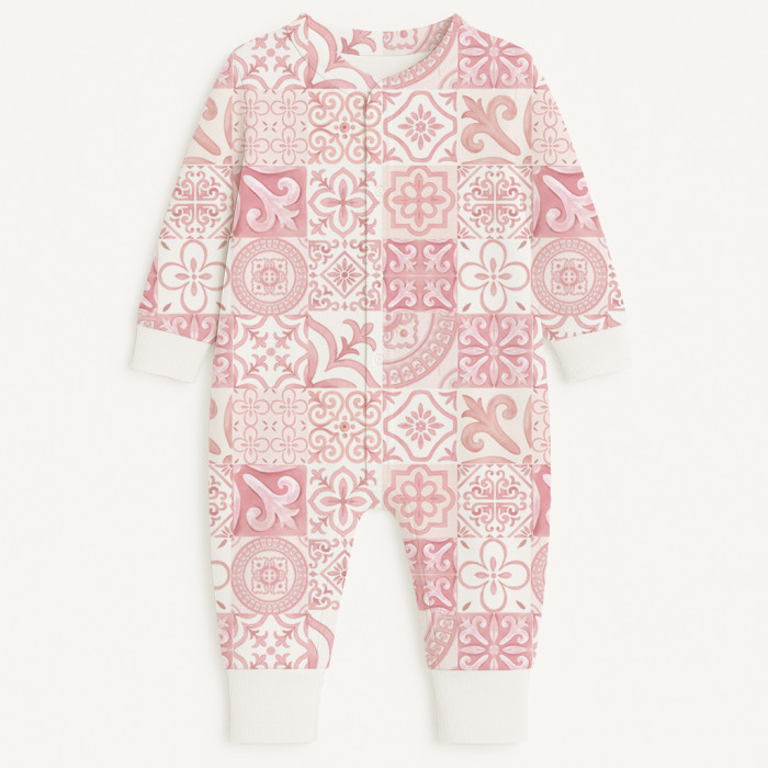 Ромпер з коротким рукавом K061 AMALFI PINK