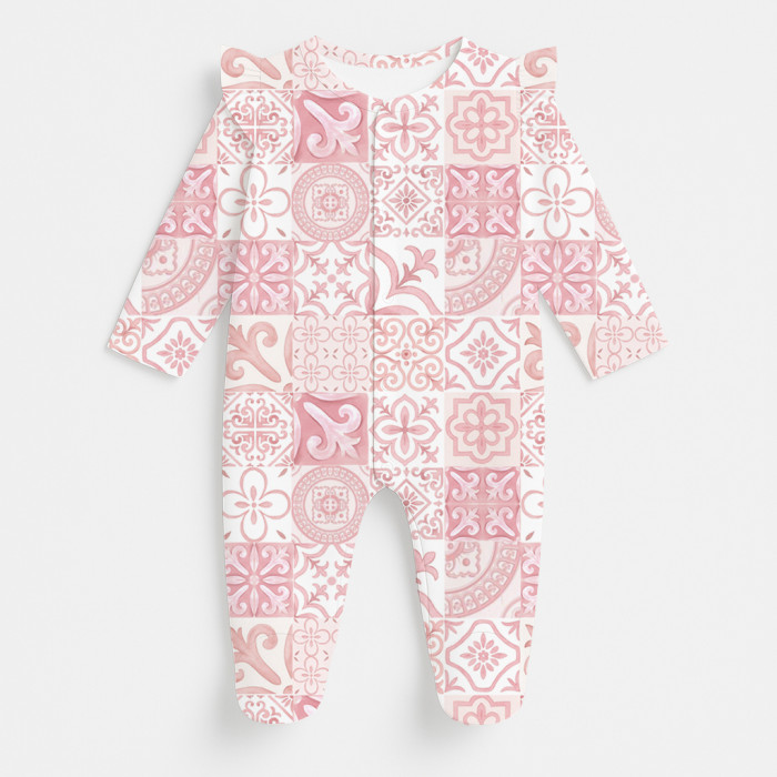 Сліп з рюшами для дівчинки із 100% бавовни Pima K065 AMALFI PINK