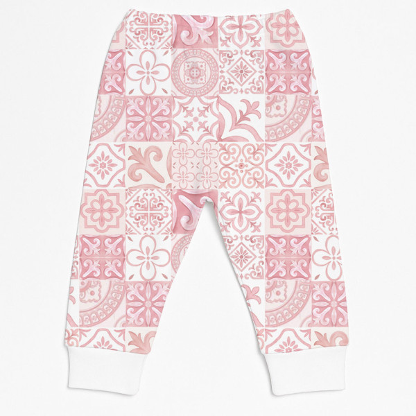 Бавовняні штанці-джогери для малюка BR001 AMALFI PINK