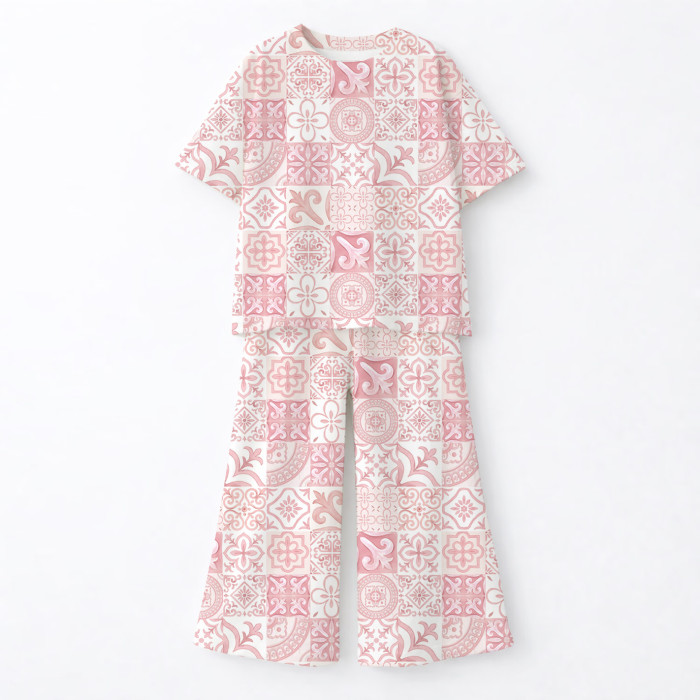 Дитячий сет з футболкою oversize та штанами палаццо PJ030 100% Pima Cotton