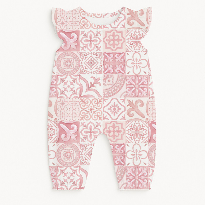 Довгий пісочник із крильцями з бавовни Supima R011 AMALFI PINK