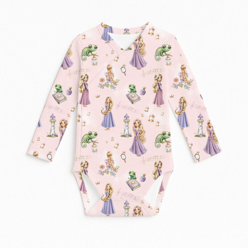 Боді Kimono з довгим рукавом для немовлят BLS004 AURORA