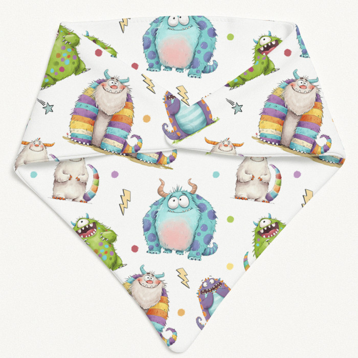 Слинявчик-бандана трикутної форми для немовлят Bib001 BOO