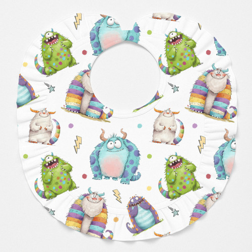 Слинявчик з обробкою рюшкой BIB006 BOO