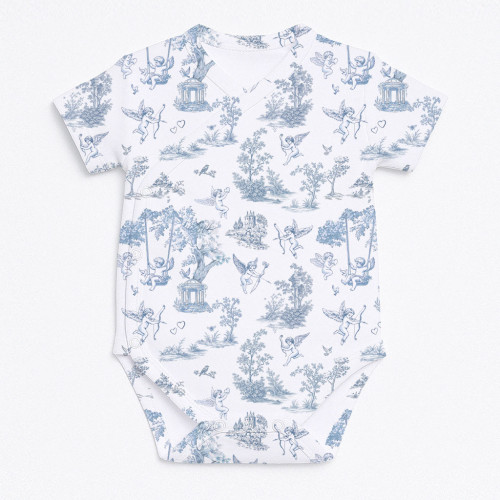 Боді Kimono з кортким рукавом для немовлят BSHL004  CELESTIA