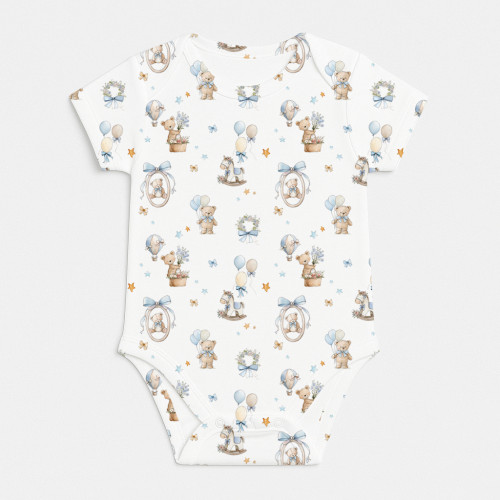 Боди с коротким рукавом  для малышей BSHL001  HUGGY