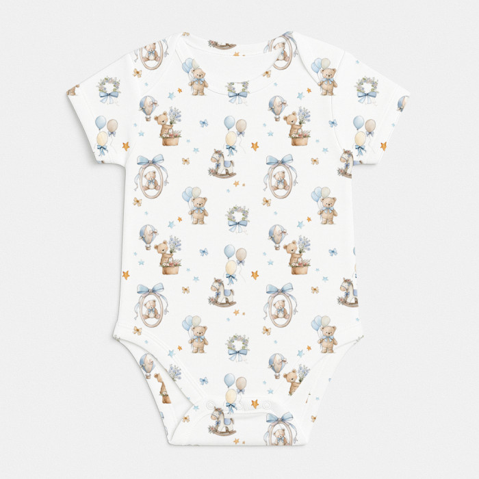 Боди с коротким рукавом  для малышей BSHL001  HUGGY