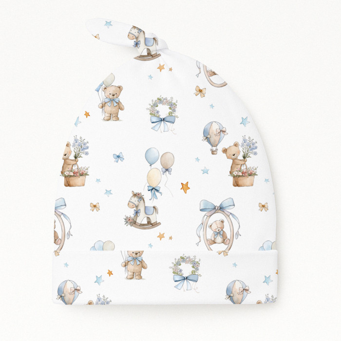 Шапочка з вузликом з бавовни Supima H003 HUGGY