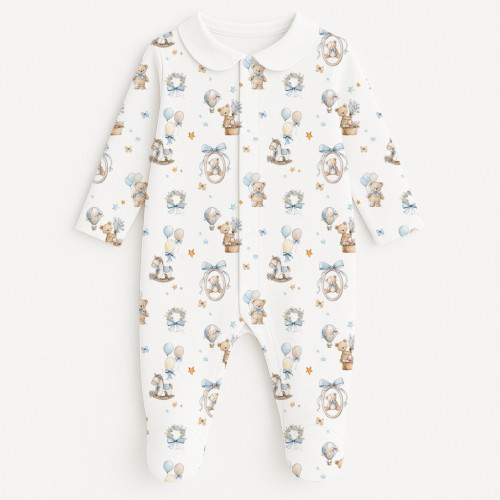 Слип с воротничком из 100% хлопка Pima — модель K063 HUGGY