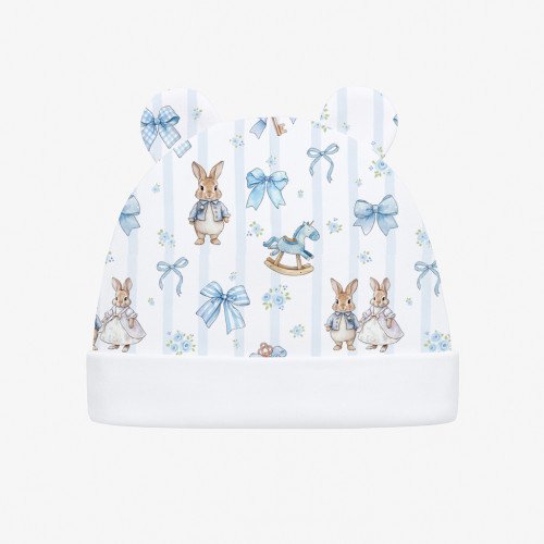 Шапочка с ушками H002 LULU BLUE