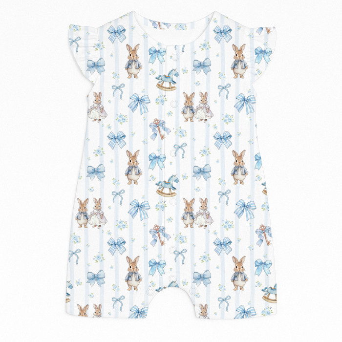 Пісочник із бавовни Supima з крильцями R007 LULU BLUE