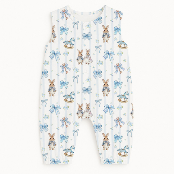 Довгий пісочник із рукавами з бавовни Supima R009 LULU BLUE