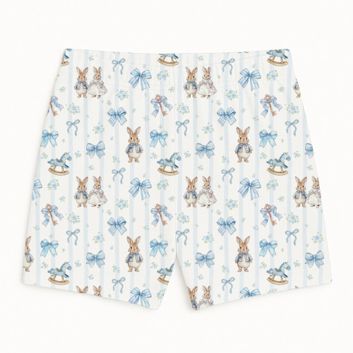 Хлопковые шорты для малыша  PSHS006 LULU BLUE