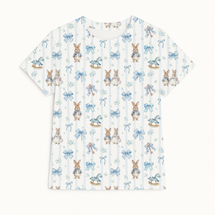 Футболка з коротким рукавом для хлопчиків та дівчаток TSH001 LULU BLUE
