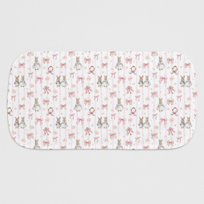Мусліновий слюнявчик BB009 – органічна бавовна Supima LULU PINK