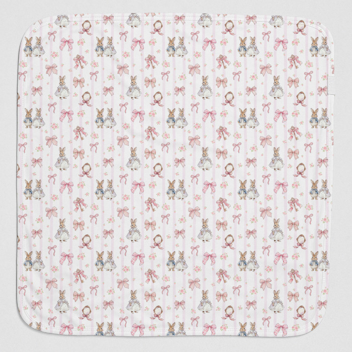 Двухслойное одеяльце-пеленка для малышей BL001  LULU PINK