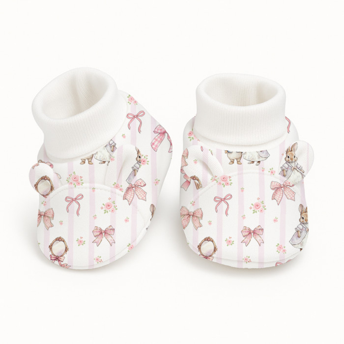 Забавні пінетки з вушками BT001 LULU PINK