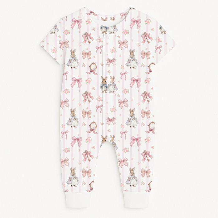 Ромпер з коротким рукавом K061 LULU PINK