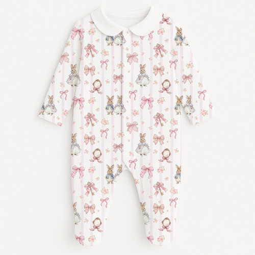 Слип с воротничком из 100% хлопка Pima — модель K063 LULU PINK