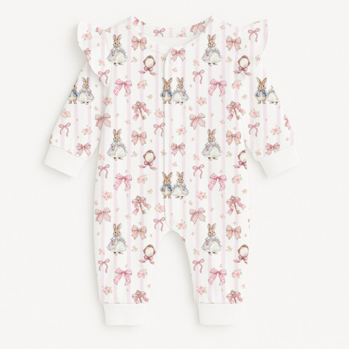 Ромпер с длинным рукавом и крылышками K070 LULU PINK