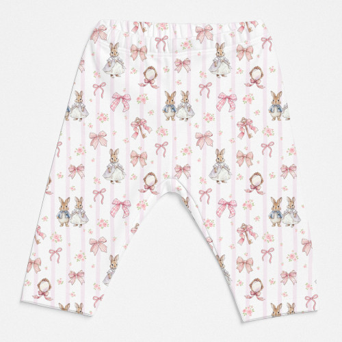 Легінси з органічної бавовни для дівчаток L003 LULU PINK