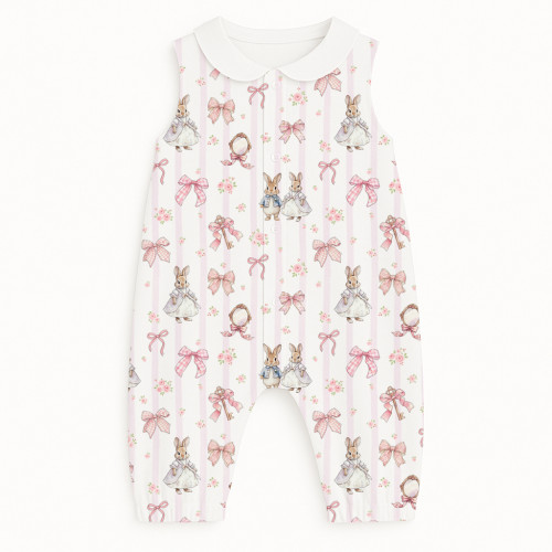 Довгий пісочник з рукавами i комерцем з бавовни Supima R009CL LULU PINK
