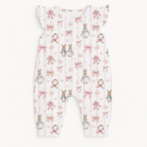 Довгий пісочник із крильцями з бавовни Supima R011 LULU PINK