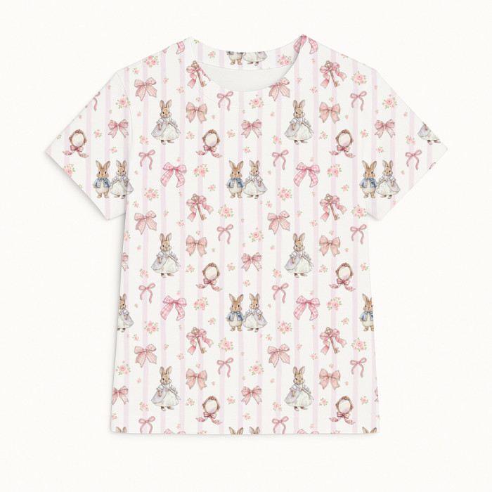 Футболка з коротким рукавом для хлопчиків та дівчаток TSH001 LULU PINK