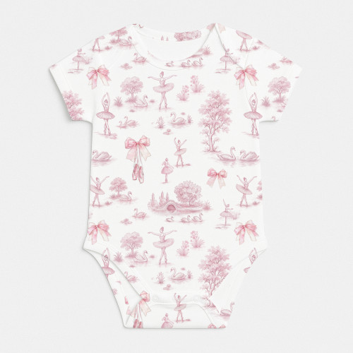 Боді з коротким рукавом для немовлят BSHL001  SWAN LAKE