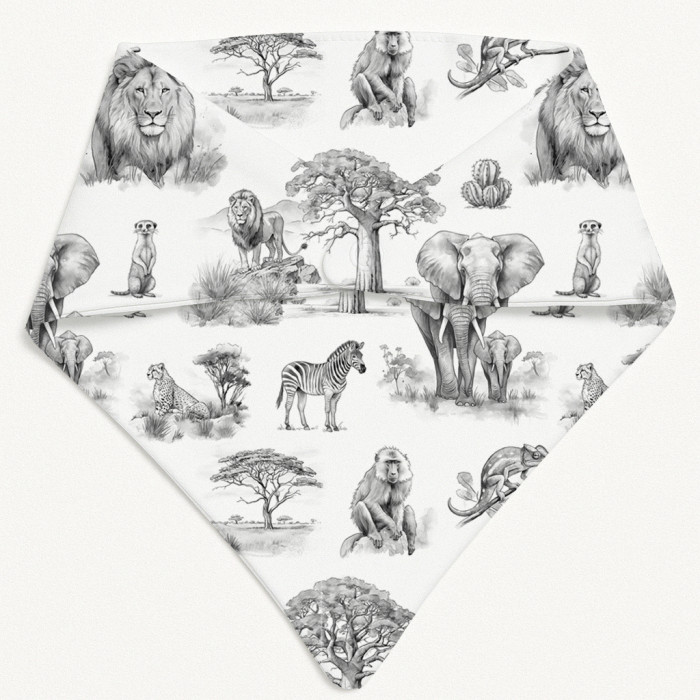 Слинявчик-бандана трикутної форми для немовлят Bib001 WILD HORIZONT