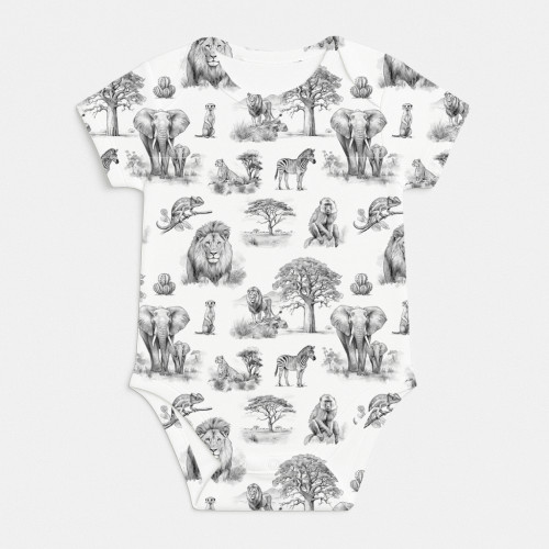 Боді з коротким рукавом для немовлят BSHL001  WILD HORIZONT