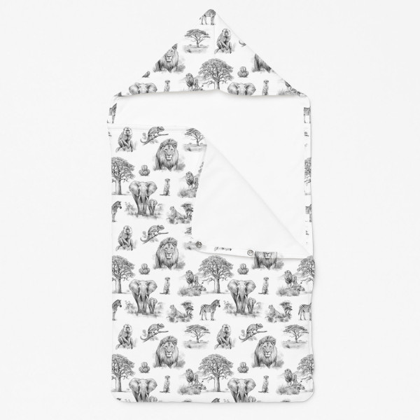 Затишний Конверт (кокон) Babynest C002 WILD HORIZONT