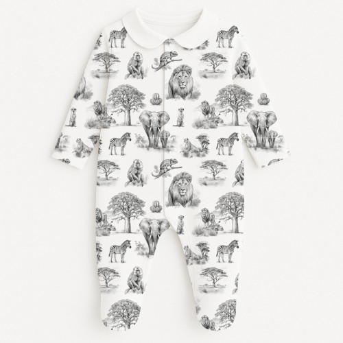 Слип с воротничком из 100% хлопка Pima — модель K063 WILD HORIZONT