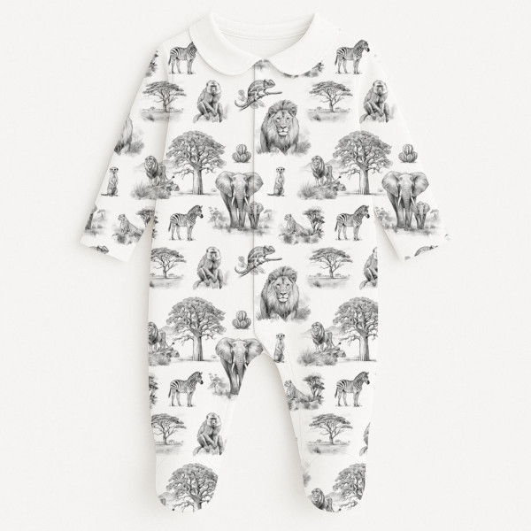 Слип с воротничком из 100% хлопка Pima — модель K063 WILD HORIZONT