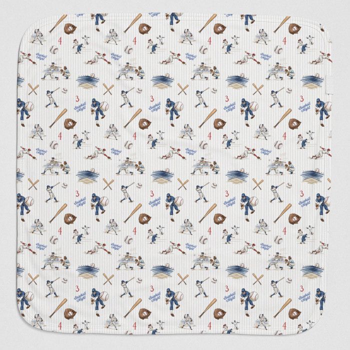 Двошарова дитяча ковдра BL001  BASEBALL