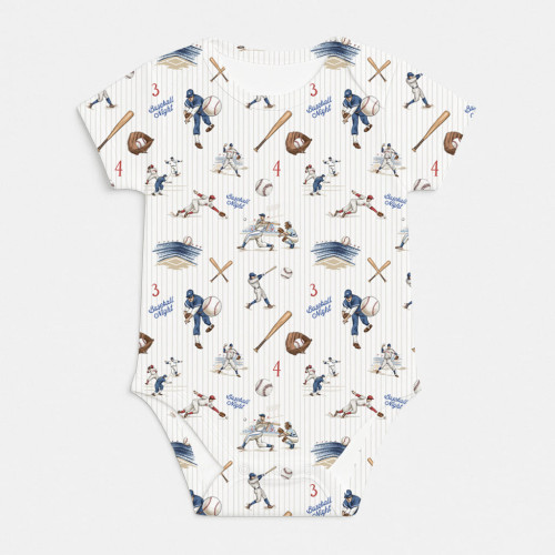 Боді з коротким рукавом для немовлят BSHL001  BASEBALL