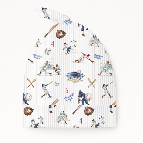 Шапочка з вузликом з бавовни Supima H003 BASEBALL