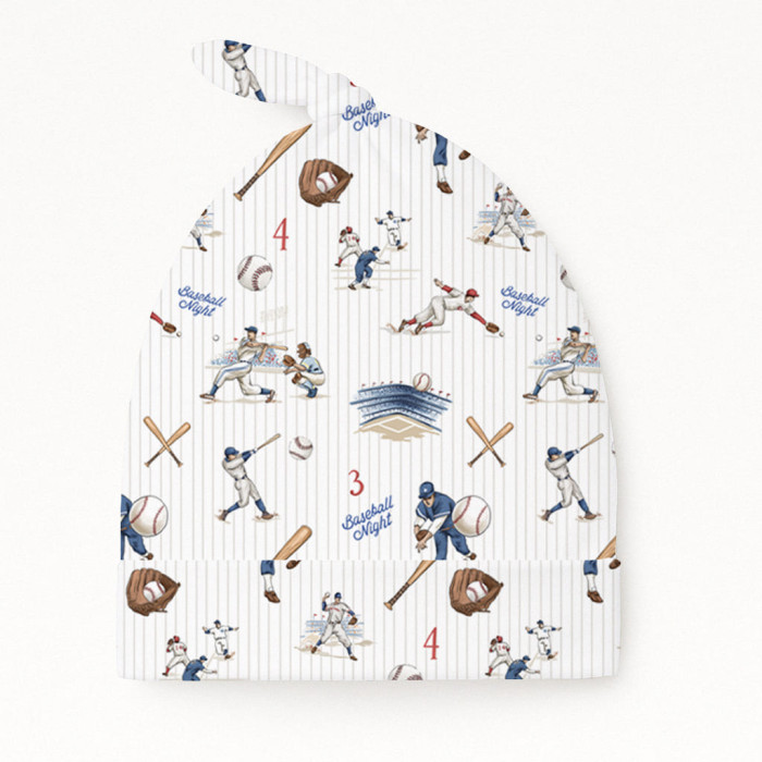 Шапочка з вузликом з бавовни Supima H003 BASEBALL