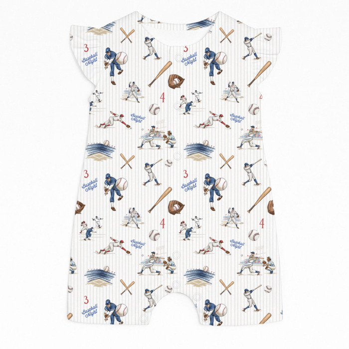 Пісочник із бавовни Supima з крильцями R007 BASEBALL