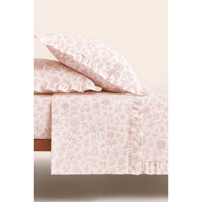 Комплект постільної білизни LIIN001 CHLOE PINK – для дитячого та підліткового ліжечка