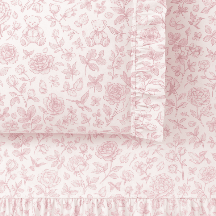 Комплект постільної білизни LIIN001 CHLOE PINK – для дитячого та підліткового ліжечка