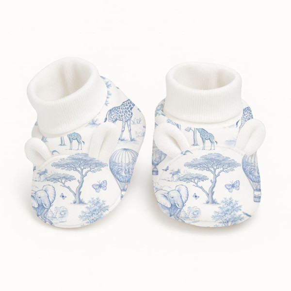 Забавні пінетки з вушками BT001 BLUE TOILE AFRICA