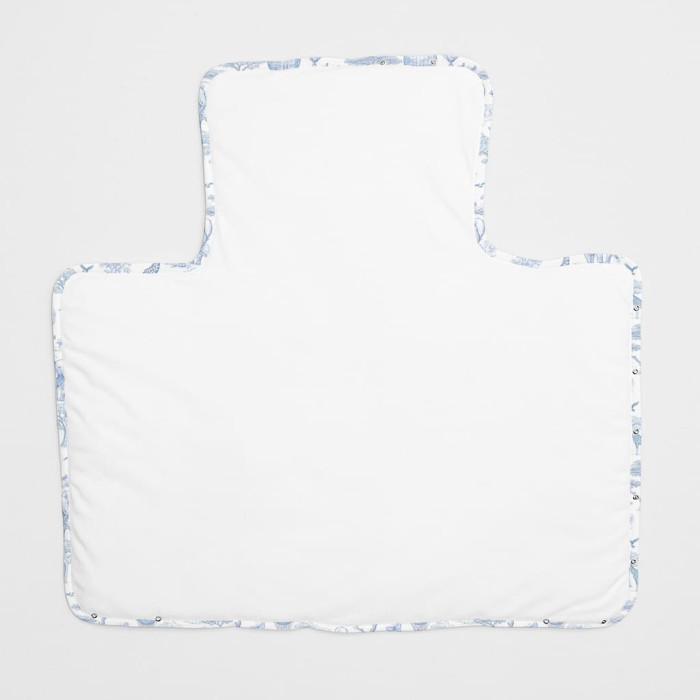 Затишний Конверт (кокон) Babynest C001 BLUE TOILE AFRICA
