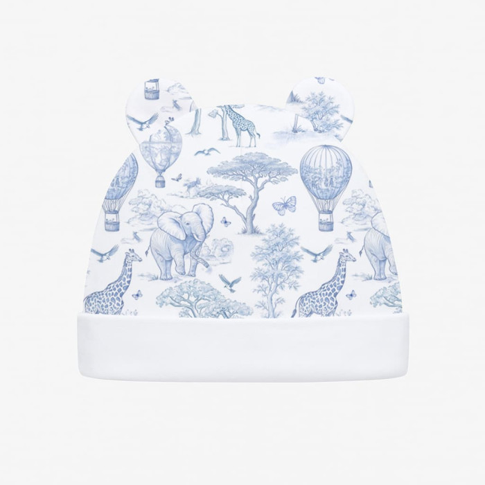 Шапочка з вушками H002 BLUE TOILE AFRICA