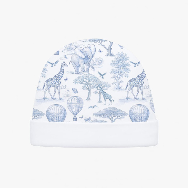 Дитяча шапочка з відворотом H004  BLUE TOILE AFRICA