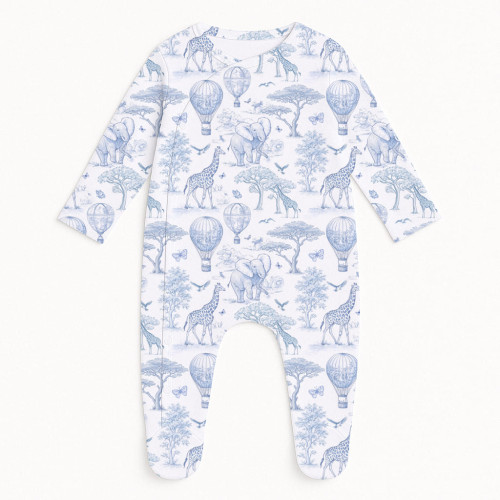 Слип для малыша с боковой застёжкой K020 BLUE TOILE AFRICA