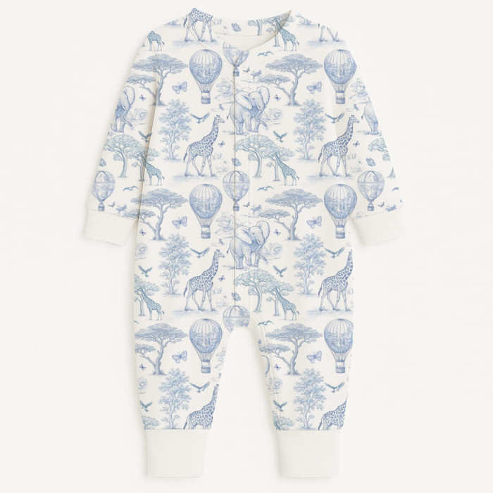 Ромпер з довгим рукавом K060 BLUE TOILE AFRICA