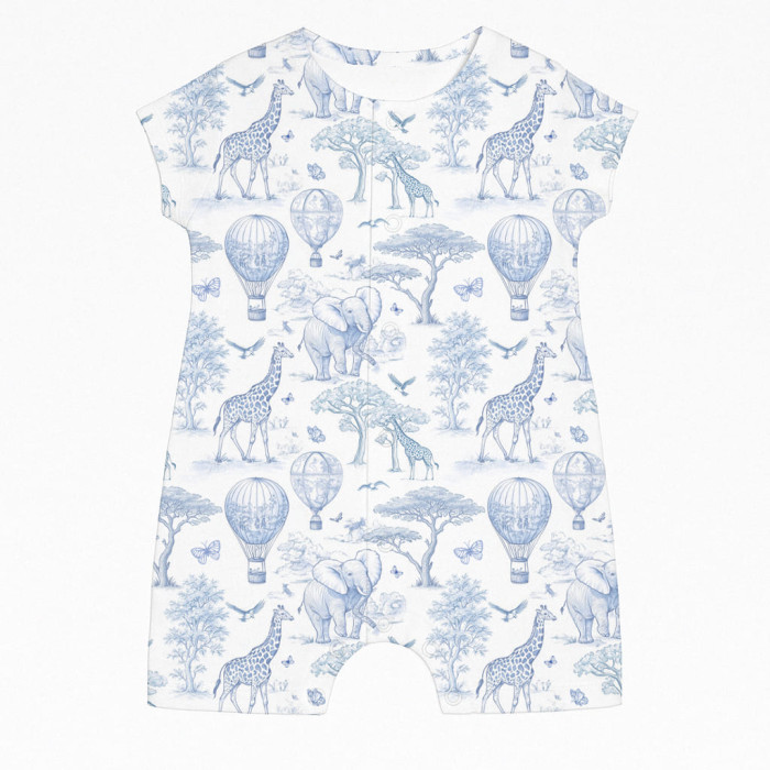 Пісочник із бавовни Supima R003 BLUE TOILE AFRICA