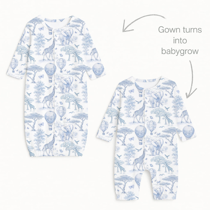 Дитячий комбінезон-трансформер TR001 BLUE TOILE AFRICA