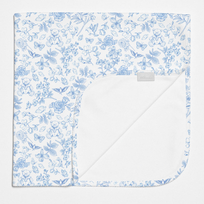 Двошарова дитяча ковдра BL001  CHLOE BLUE
